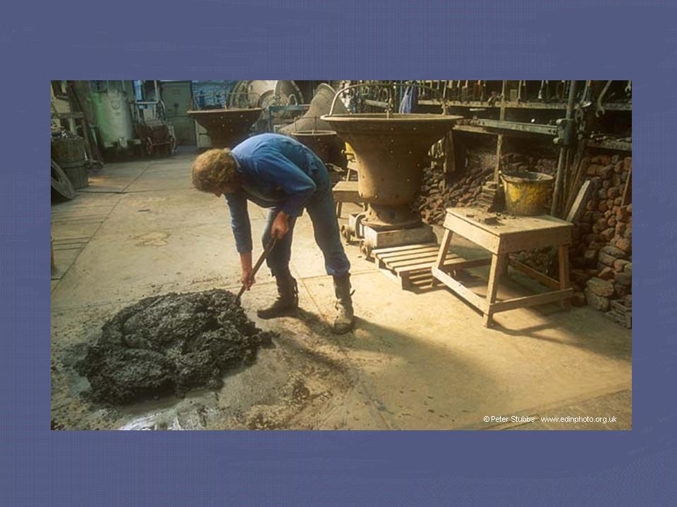 Mixing moulding material