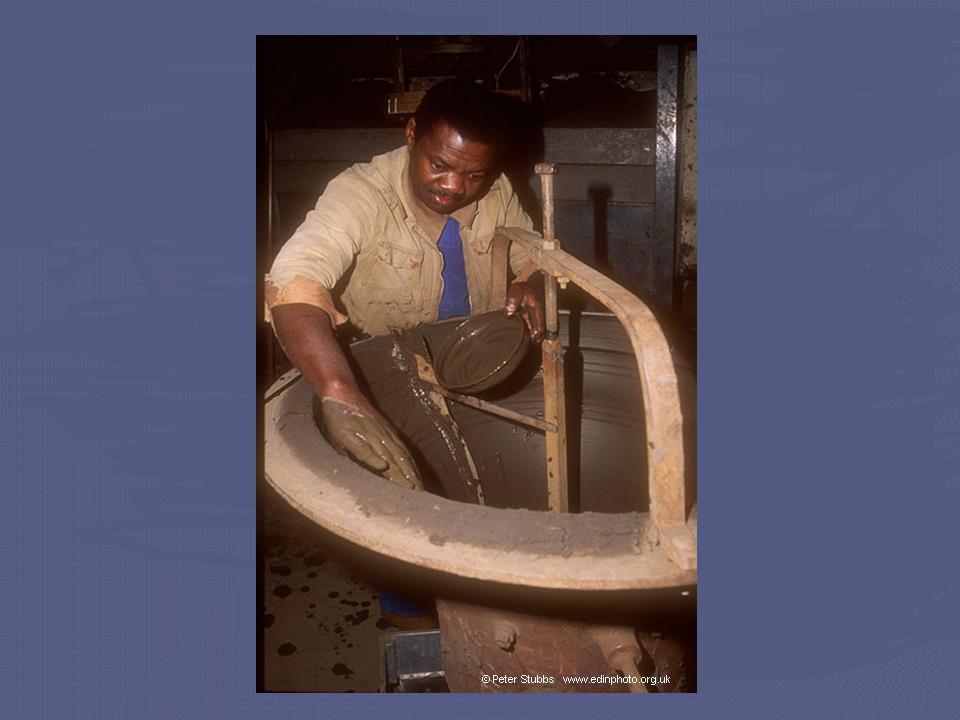 Mixing moulding materials