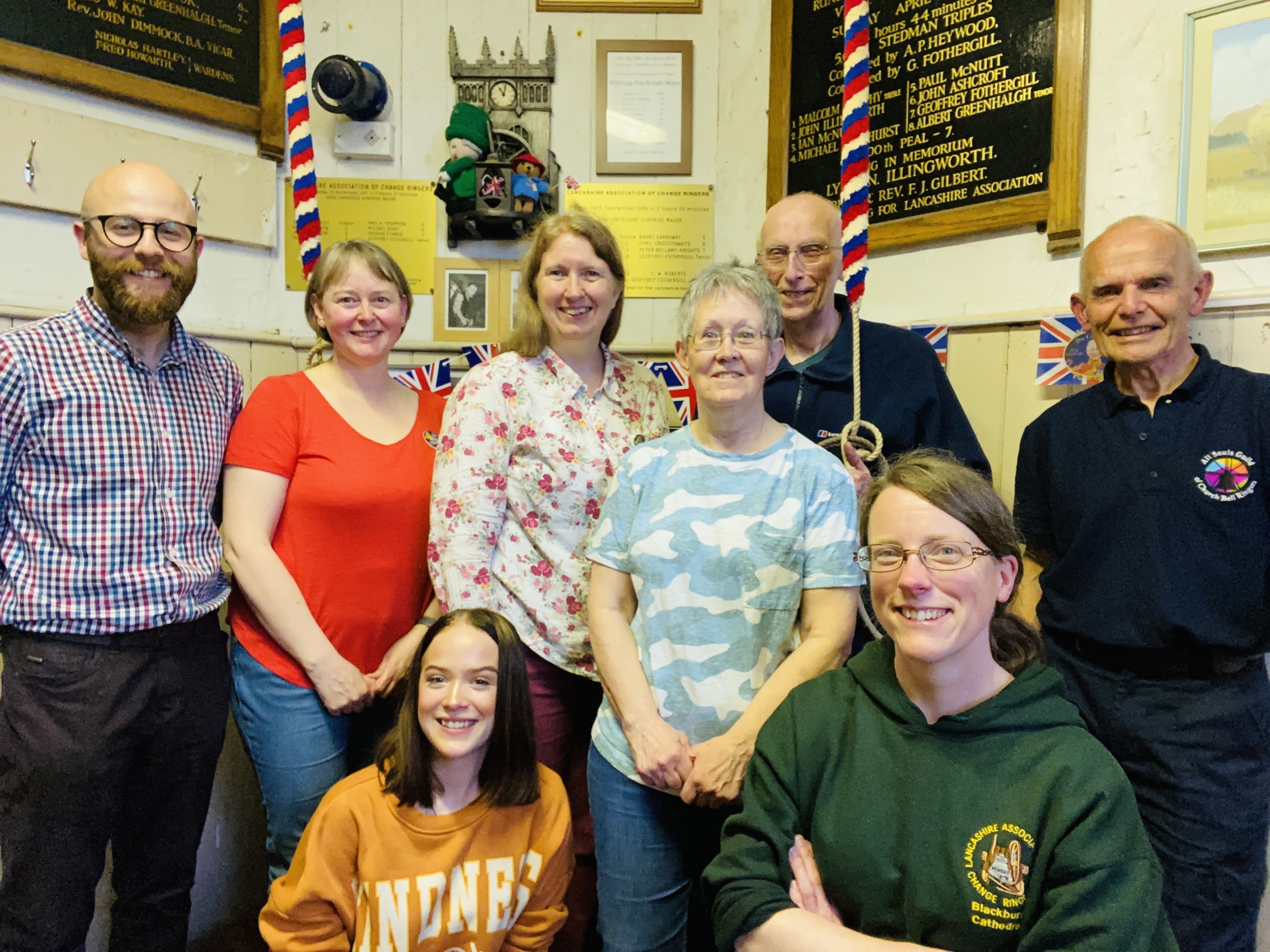 Coronation QP Ringers at Westhoughton Coronation Ringers