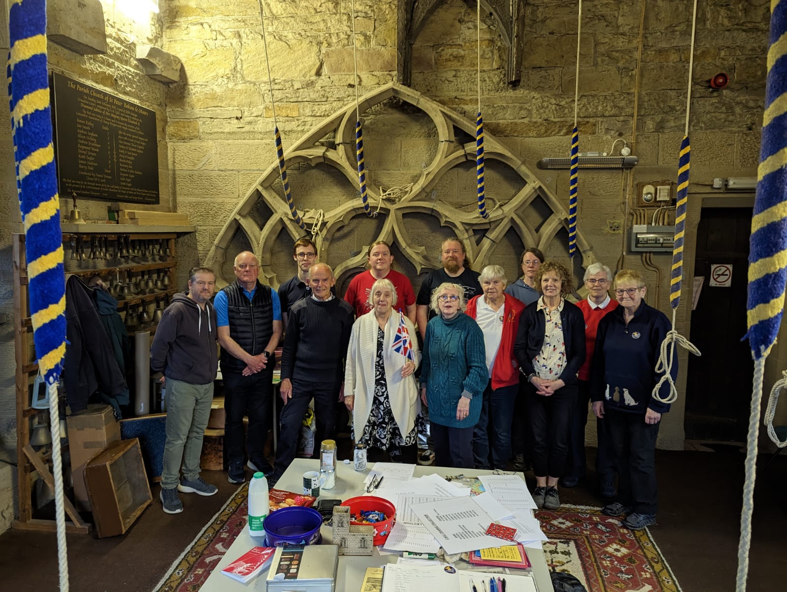 Coronation Ringers at Bolton Parish Church Coronation Ringers