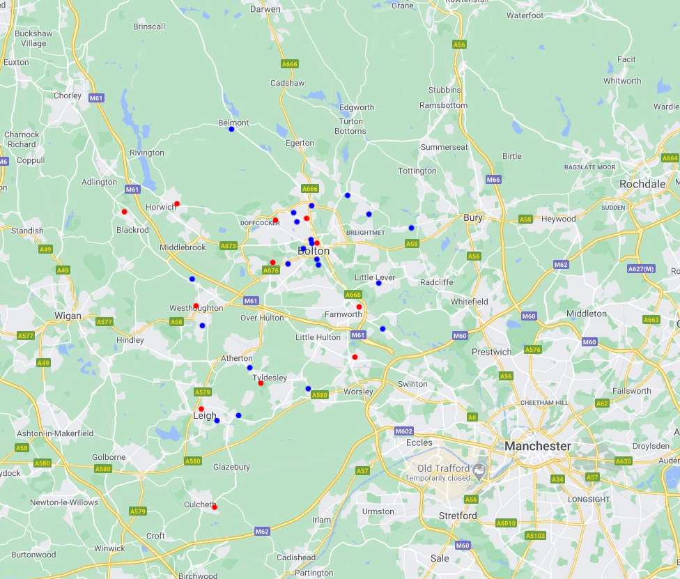 Interactive Bolton Branch Map Bolton Branch Map - interactive