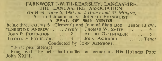 Peal Information