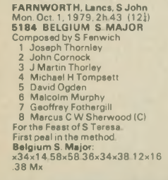 Peal Information