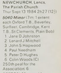 Peal Information
