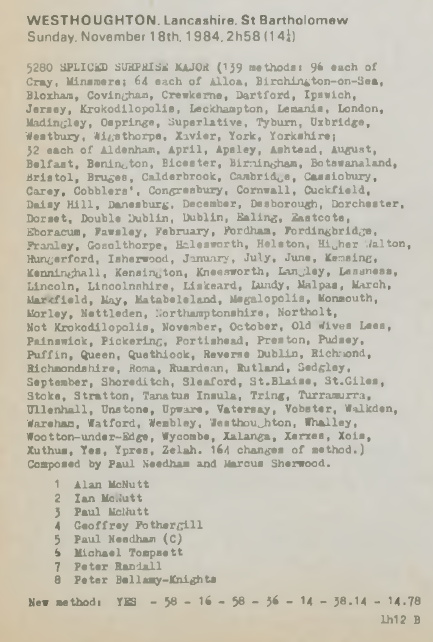 Peal Information