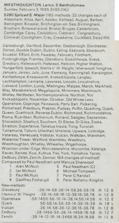Peal Information