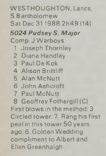 Peal Information